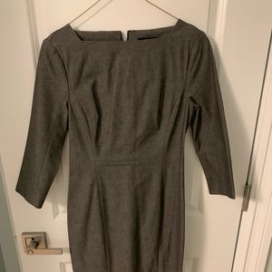 Banana Republic Grey Midi Dress